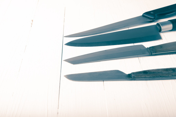 kitchen knife  vintage style - Foto, Bild