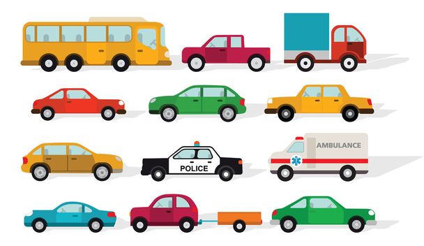Coches simples
 - Vector, Imagen