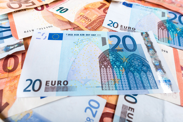 Euro banknotes - Фото, изображение
