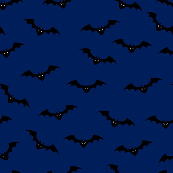 Nietoperze w nocy tło wzór - Wektor, obraz