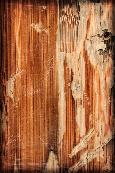 Стара пофарбована дерев'яна панель тріснута подряпана очищена вігнет гранжева текстура
 - Фото, зображення