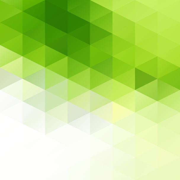 Green Grid Mosaic Background, Creative Design Templates - Διάνυσμα, εικόνα
