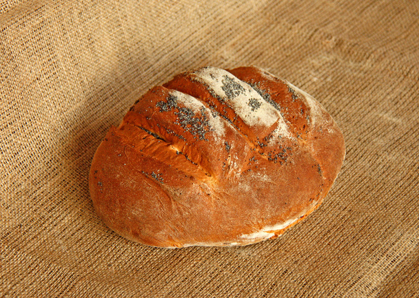 pain blanc croustillant rond
. - Photo, image