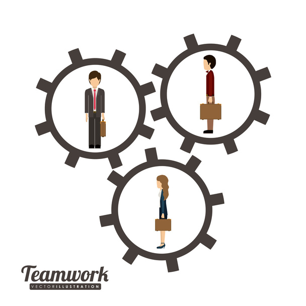 Teamwork design - Vector, Image