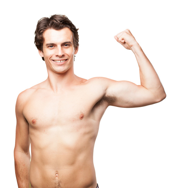 strong young man in proud pose - Foto, Imagem