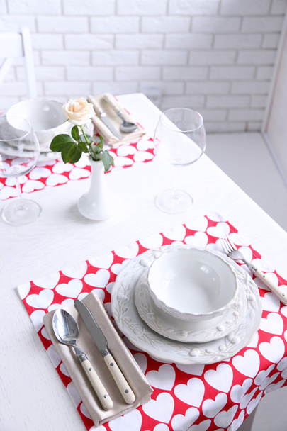 Beautiful table setting close up - Foto, afbeelding