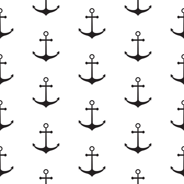 Seamless nautical pattern - Vektor, Bild