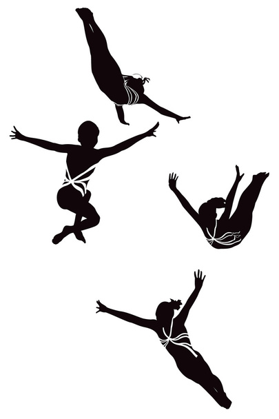 gymnastiek - Vector, afbeelding