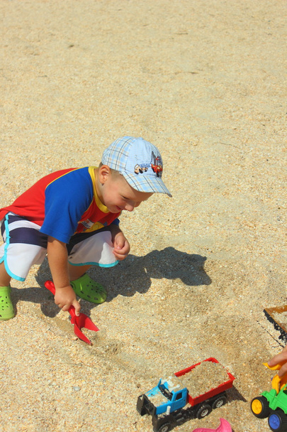 παιδικό παιχνίδι στην άμμο - Φωτογραφία, εικόνα