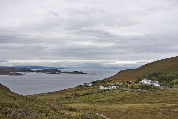 abgelegenes Anwesen an der Küste in Schottland - Foto, Bild