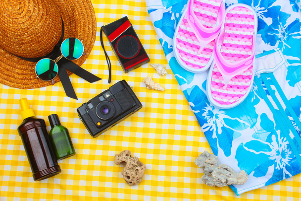Summer Beach Travel Kit - Photo, Image
