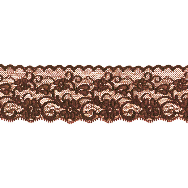 brown lace ribbon - Photo, Image