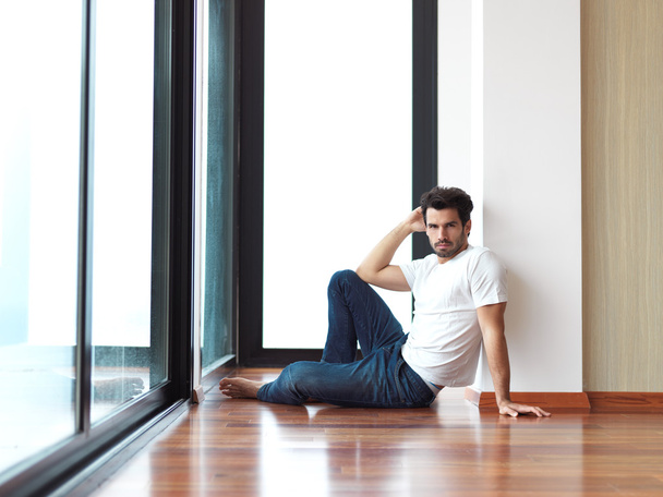 man at modern home indoors - Fotó, kép