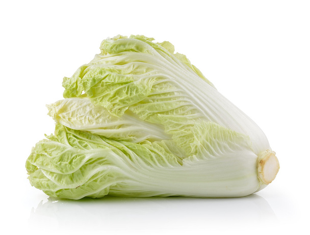 Chinese Cabbage on white background - Фото, изображение