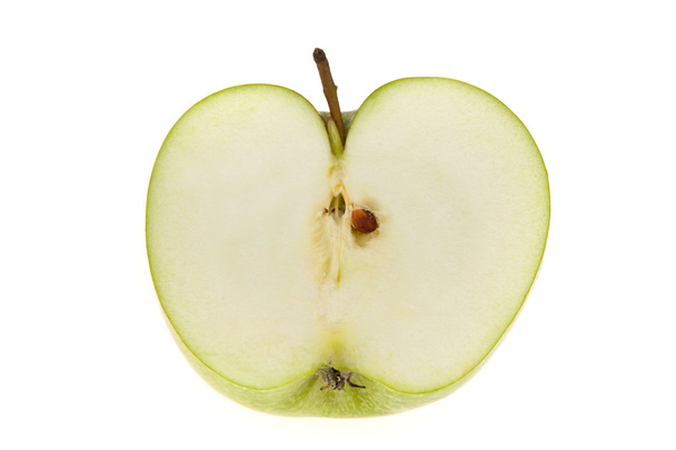 Green apple. fruit for vitamins. - Foto, imagen