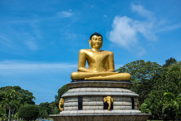 arany buddha szobor - Fotó, kép