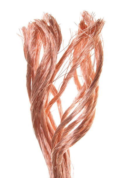 Red copper wire - Photo, Image