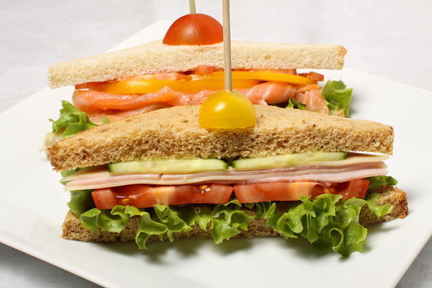 geschlossene Sandwiches - Foto, Bild