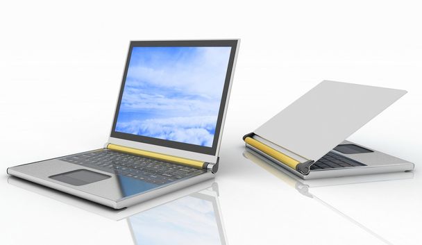 dwa laptopy - Zdjęcie, obraz