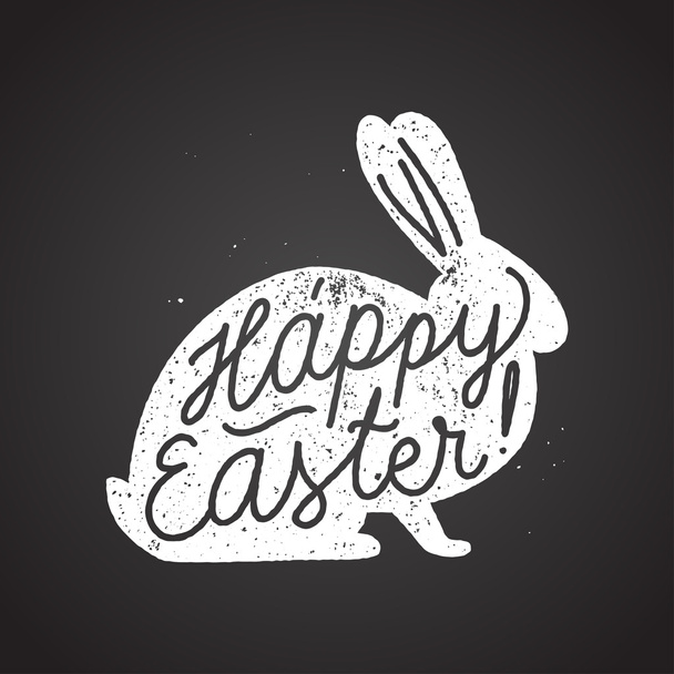 Happy easter calligraphy lettering - Vector, Image
