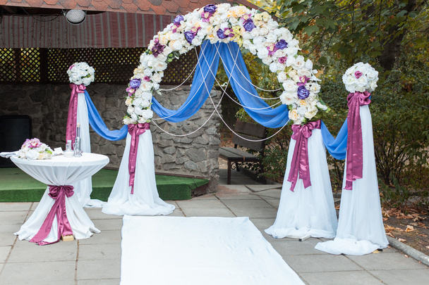 Outdoor wedding arch - Photo, Image