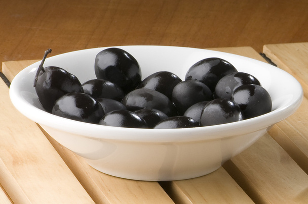 schwarze Oliven - Foto, Bild