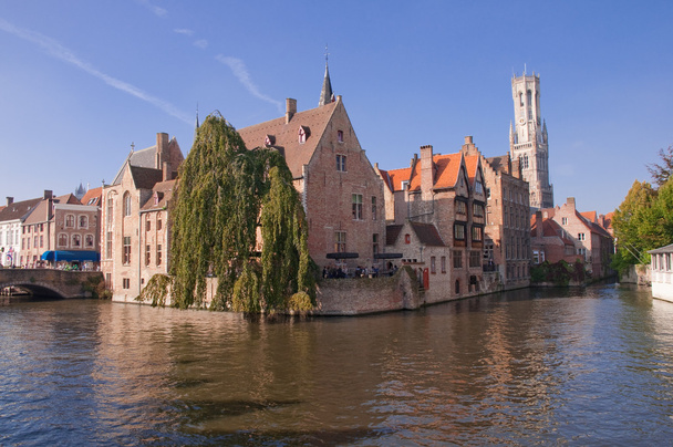 eski evleri görüntüleyebilir ve brugge - Belçika kanal - Fotoğraf, Görsel