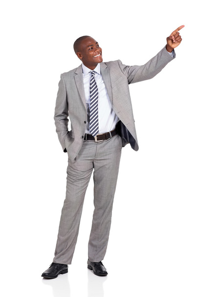 businessman pointing at empty copy space - Foto, Imagen