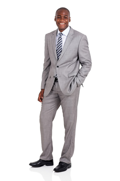 young african businessman full length portrait - Foto, immagini