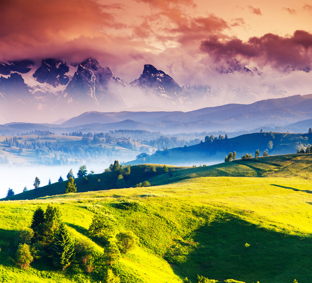 alpine meadows görünümünü - Fotoğraf, Görsel
