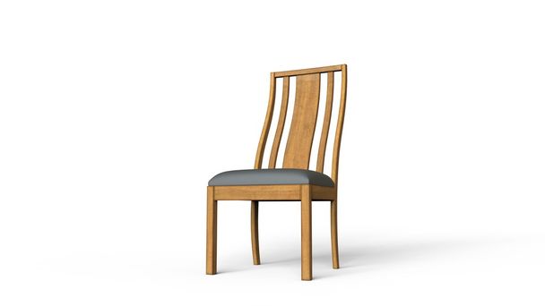 krzesło drewniane - Zdjęcie, obraz