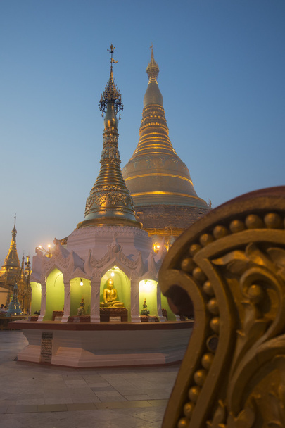 Asia Myanmar Yangon Shwedagon Pagoda - Zdjęcie, obraz