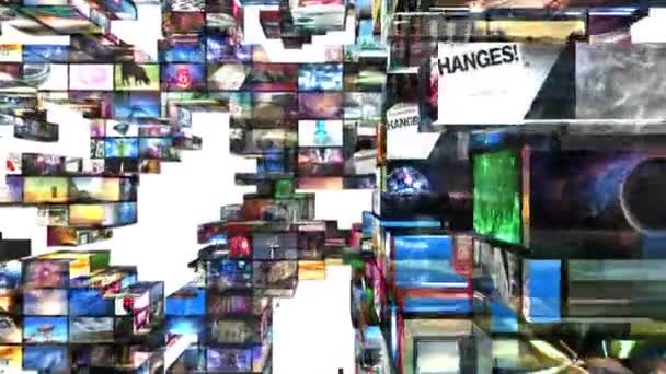 Video Walls 3D Montage - Footage, Video