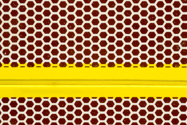 Macro abstract of a matchbox strike surface - Zdjęcie, obraz