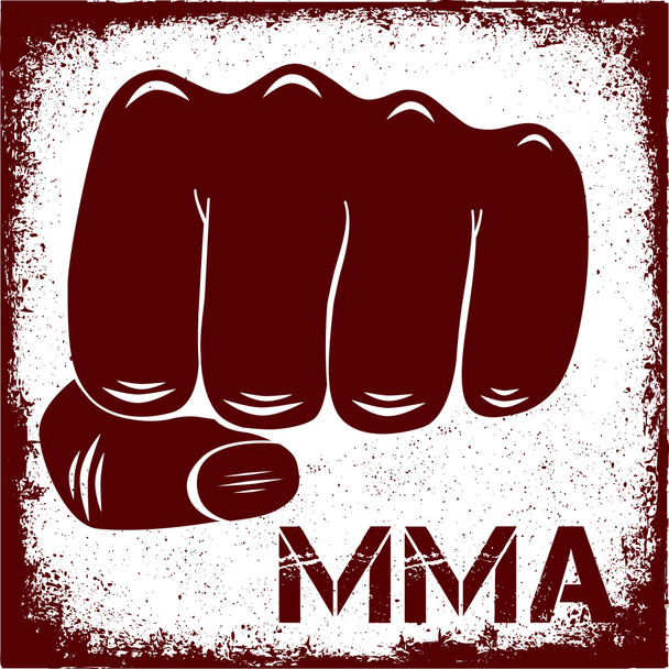 sign MMA - Vector, Image