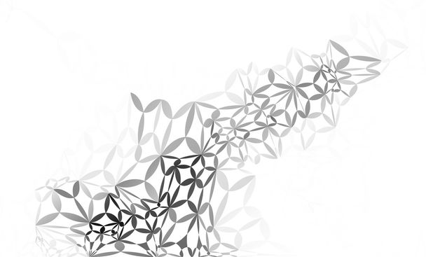 グレー ホワイト メッシュ バック グラウンド、創造的なデザイン テンプレート - ベクター画像