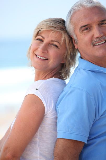 A mature couple at the beach. - Photo, Image