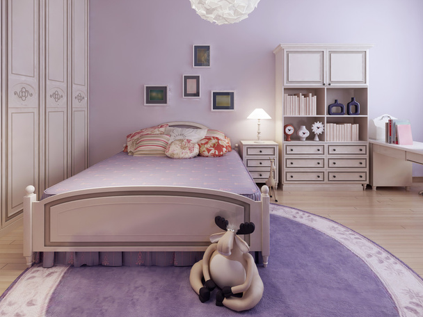 Trend of spacious teenagers bedroom - Fotografie, Obrázek