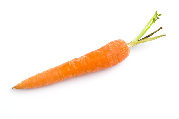 Carrots isolated on white background - Фото, изображение