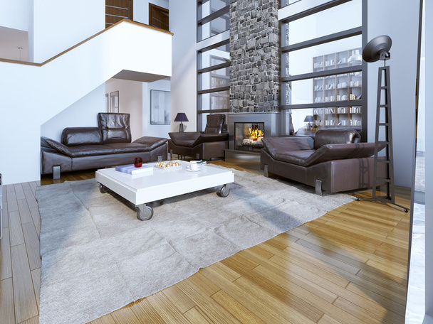 design contemporâneo sala de estar
 - Foto, Imagem