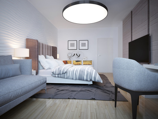 slaapkamer moderne stijl - Foto, afbeelding