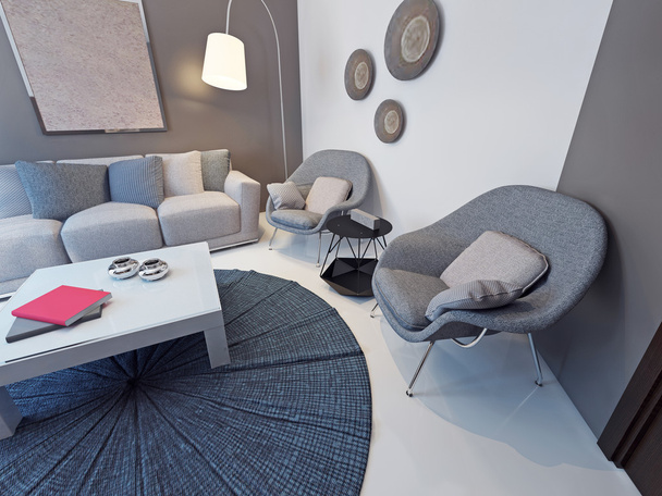 Sala de estar estilo contemporáneo
 - Foto, Imagen