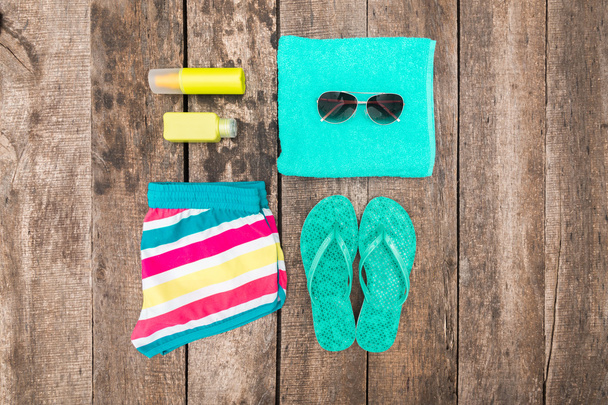 Summer vacation clothes - Φωτογραφία, εικόνα