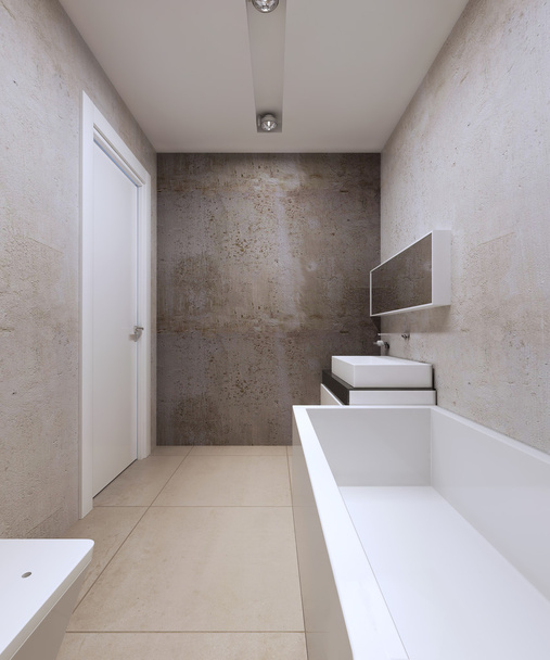Lumineux minimaliste tendance salle de bains
 - Photo, image