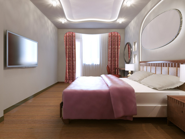 Idee eines eklektischen Schlafzimmers - Foto, Bild