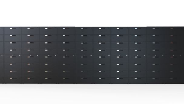 Black Filing Cabinets - Photo, Image