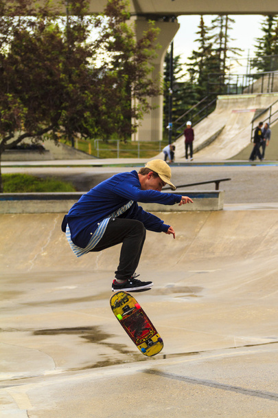 skateboard competetion. - Foto, afbeelding