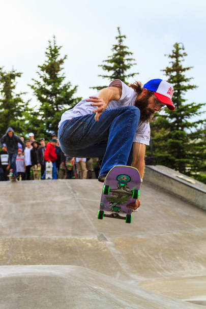 skateboard competetion. - Foto, Imagen