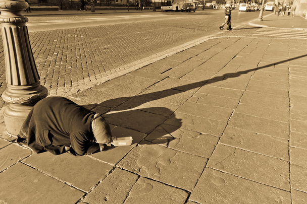Panhandler на вулицях Риму - Фото, зображення