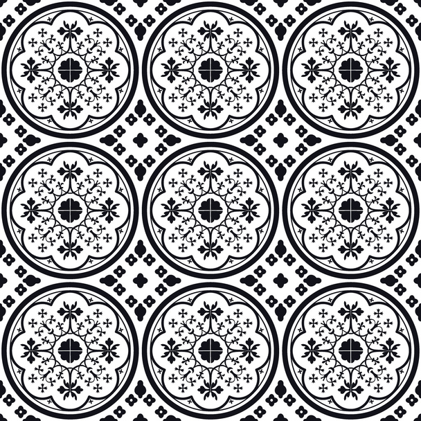 Nahtloses marokkanisches Muster - Vektor, Bild